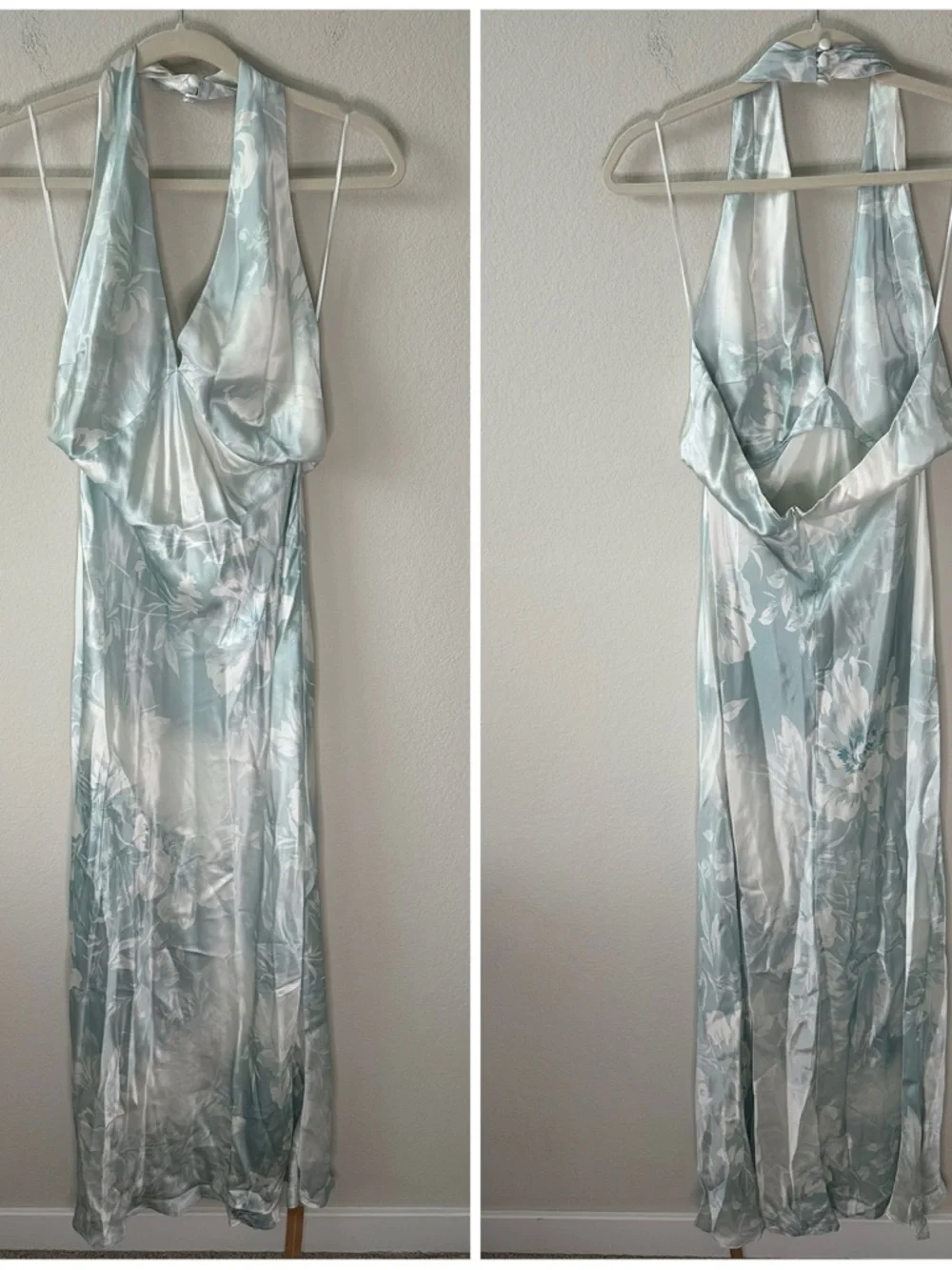 REFORMATION Daniela Maxi Silk Dress in Core Halo SZ US 6 NWT - Picture 2 of 7